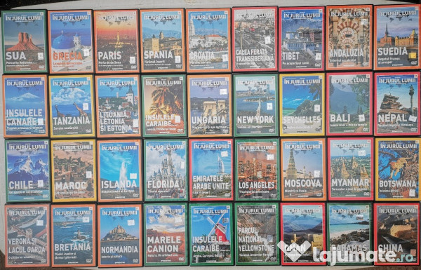 Filme documentare geografie turistica muzee DVD tari in jurul lumii