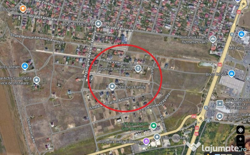 Teren Km5 Veterani -partea cu parcul