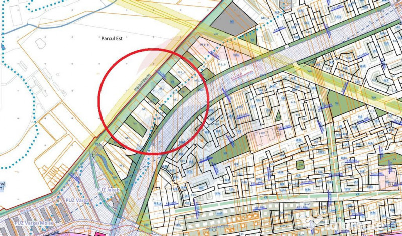 Teren de vanzare in PUZ Sopor! Zona M1 ! H max 35m !