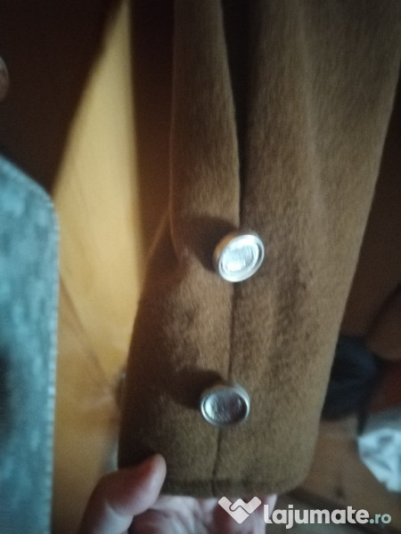 Palton din stofa, de lână 