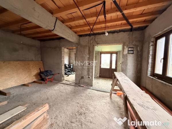 Casa de vanzare, 3 camere, 2 bai, 379mp teren. zona Visani, 