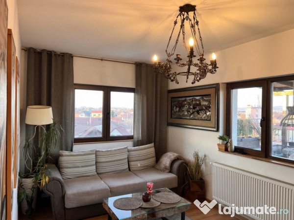 Penthouse 3 camere podul garii-spital terasa 40 mp