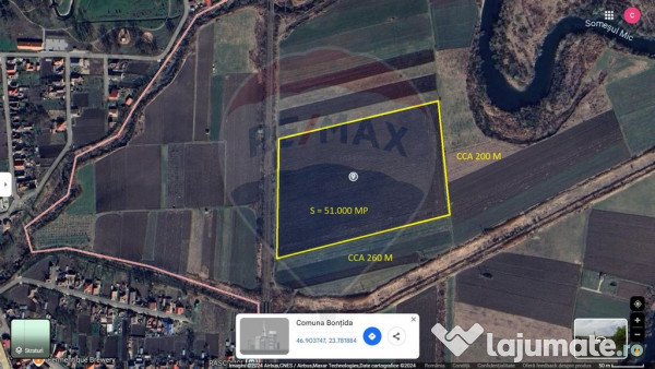 Teren Investitii 2.5 Ha | Zona Tetarom III Rascruci