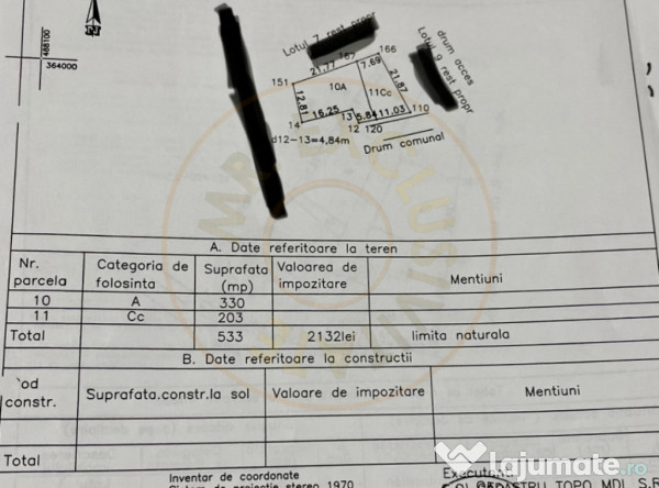 Teren de 533 mp - 10 min de Pitesti-Albota Argeș! 