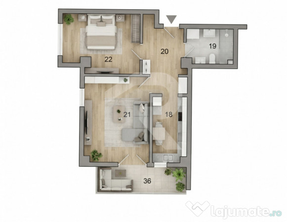 Apartament Fundeni - Dobroești, Ilfov, Str. Doinei cu LOC 