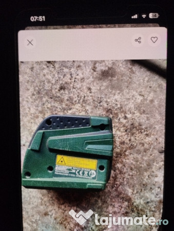 Laser Bosch cu dungi rosii