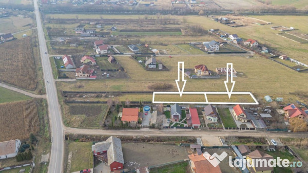 Două Loturi Alăturate de 500 mp Disponibile în Bod, St... 