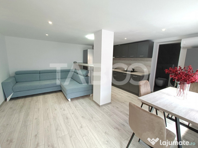 Apartament 2 camere - mobilat modern - curte proprie cu fili