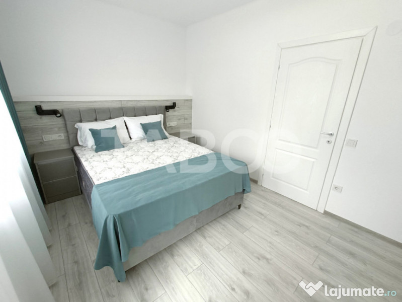 Apartament 2 camere - mobilat modern - curte proprie cu fili