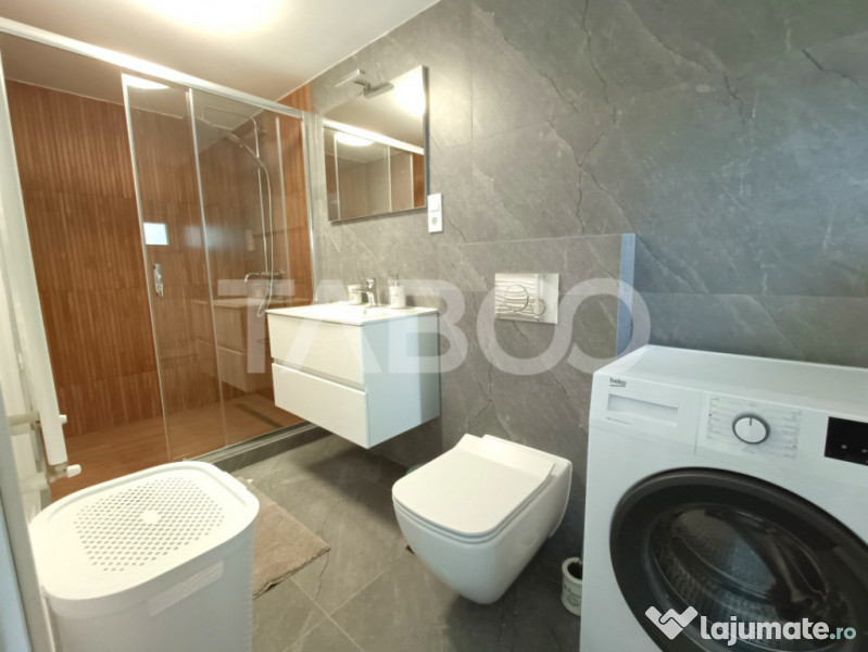 Apartament 2 camere - mobilat modern - curte proprie cu fili