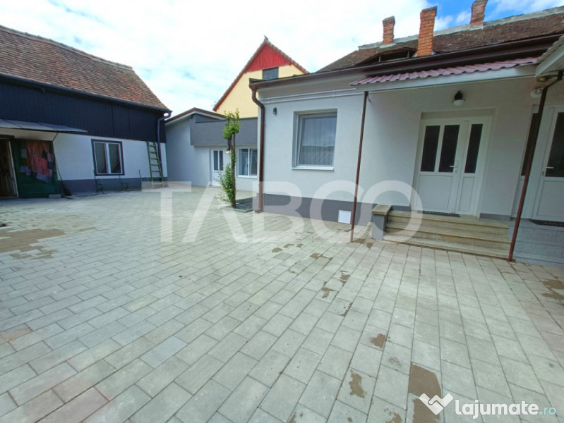 Apartament 2 camere - mobilat modern - curte proprie cu fili