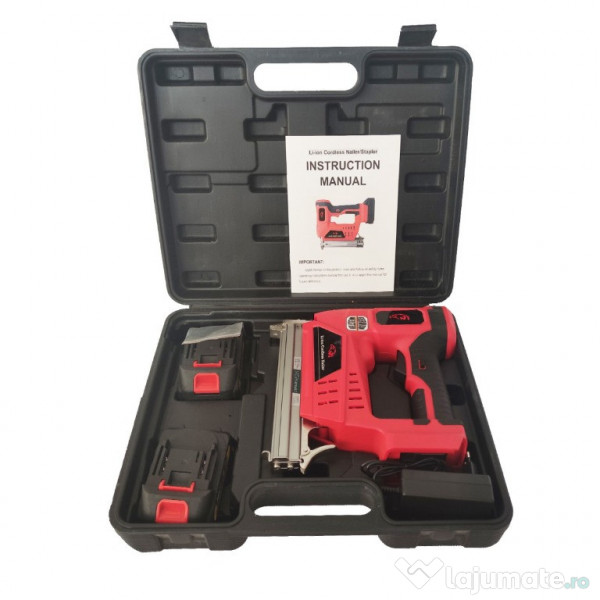 Caspator tapiterie cu acumulator, model nou, 2 acumulatori 36 v