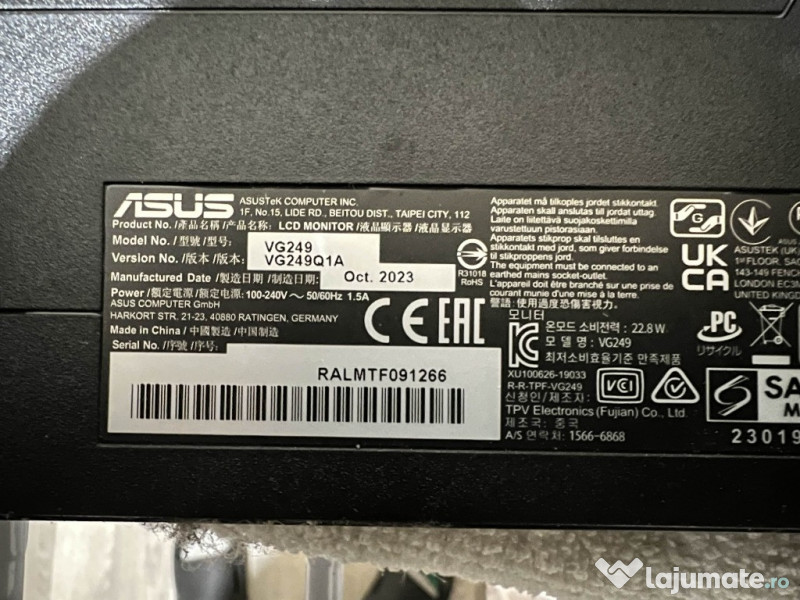 U34 Pro Xundefined Asus Tuf fara display de piese amandoua