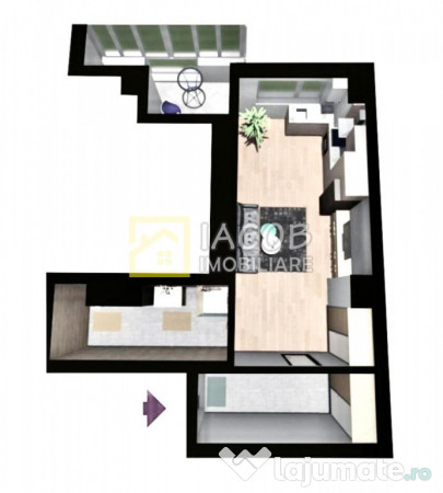 Garsoniera nemobilata, cartier Fiald 