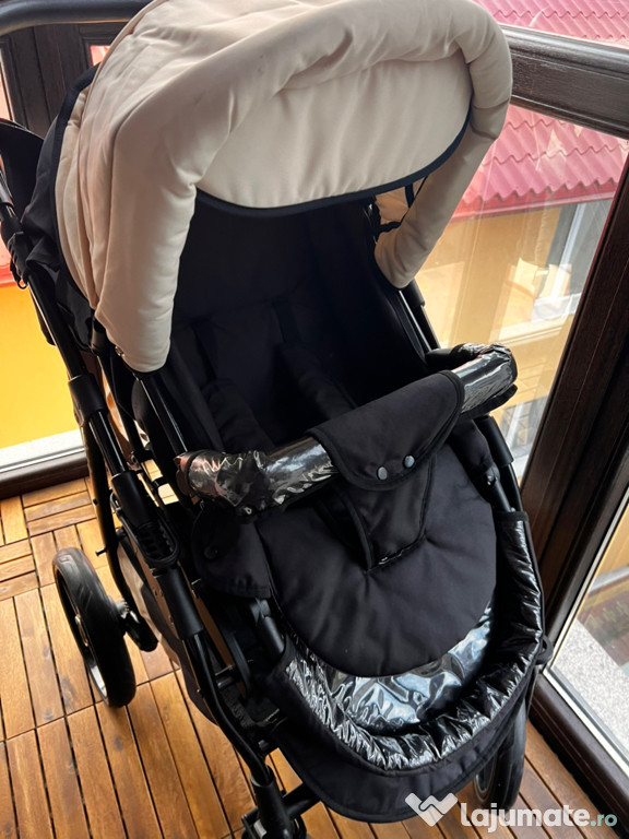 Carucior Boston Nevada 3 in 1 cu scoica Cosmo testata ADAC 