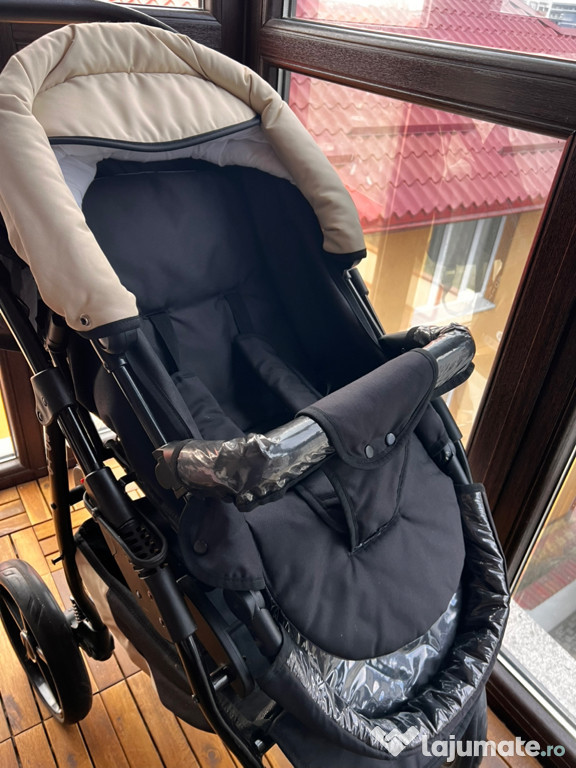 Carucior Boston Nevada 3 in 1 cu scoica Cosmo testata ADAC 