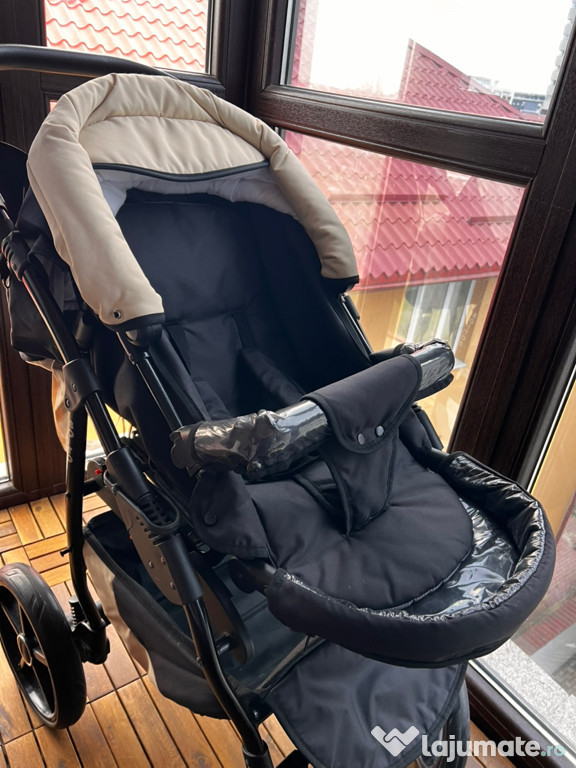 Carucior Boston Nevada 3 in 1 cu scoica Cosmo testata ADAC 