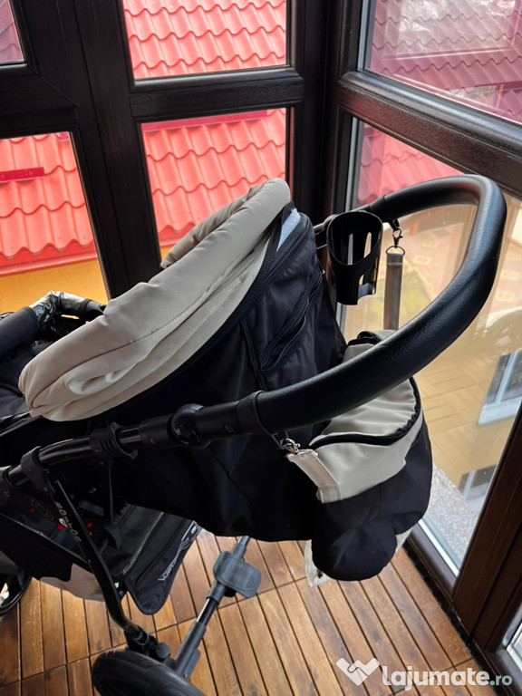 Carucior Boston Nevada 3 in 1 cu scoica Cosmo testata ADAC 