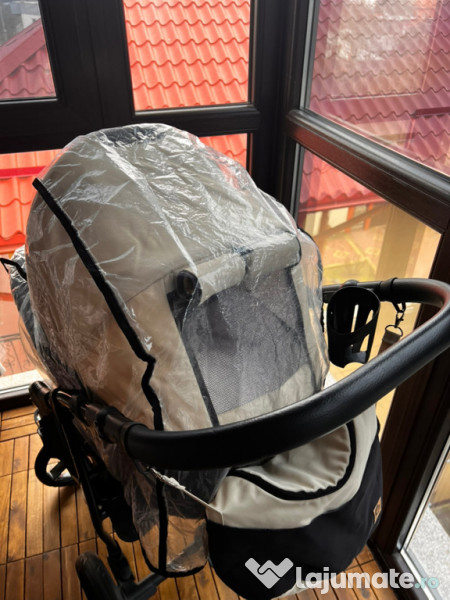 Carucior Boston Nevada 3 in 1 cu scoica Cosmo testata ADAC 