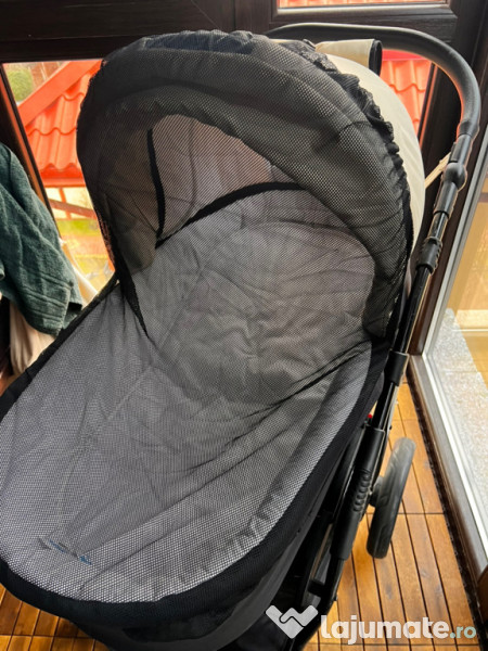 Carucior Boston Nevada 3 in 1 cu scoica Cosmo testata ADAC 