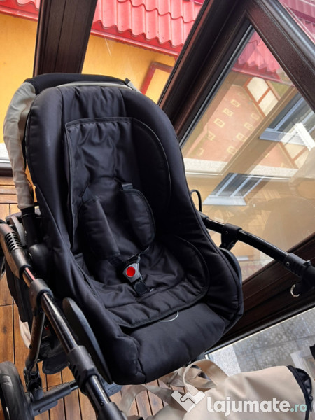 Carucior Boston Nevada 3 in 1 cu scoica Cosmo testata ADAC 