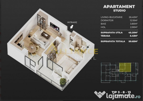 Soseaua Leordeni Ap 2 Camere 