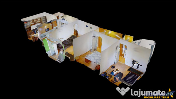 Tur 3D! Apartament 4 camere decomandat, etajul1, in cartieru 