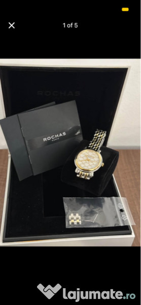 Ceas dama Rochas Paris - Mother of Pearls. 