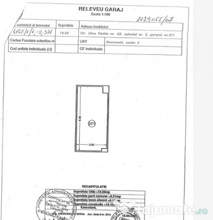 Loc de parcare in Central Residential Park, zona Stefan Cel Mare 