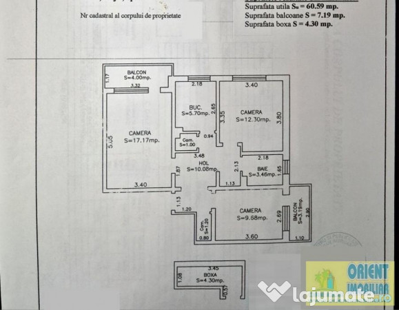 Inel 2, decomandat, 3 camere, mobilat, vanzari Constanta 