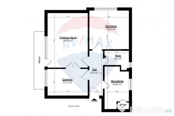 Apartament 3 camere | 70 mp | garaj | boxa I Andrei Muresanu