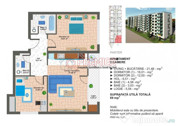 Aparatorii Patriei - Drumul Binelui 3 camere
