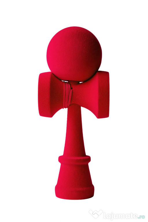 Kendama Sweets Red Fuzzy Turbo Shape (noua, in cutie) 