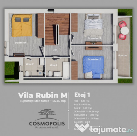 Vila 5 camere Cosmopolis Evolia 
