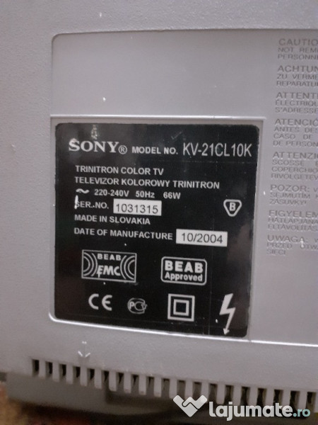 Tv color Sony Trinitron + masuta sticla 