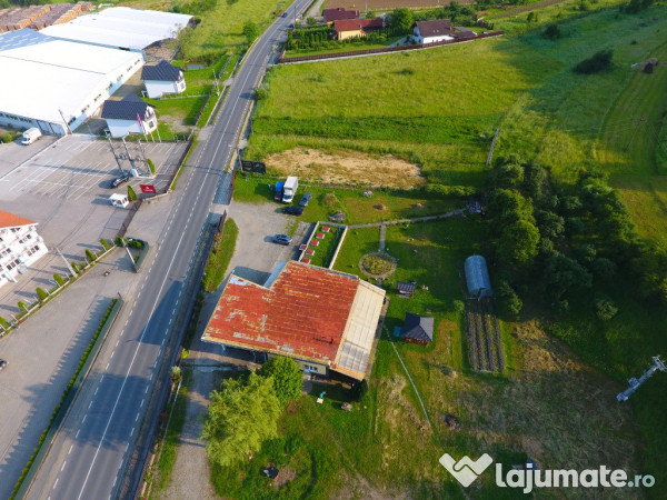 Stație carburanți DN18 + restaurant 80 locuri Aproape frontieră UKR 