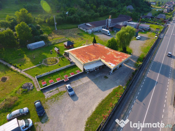 Stație carburanți DN18 + restaurant 80 locuri Aproape frontieră UKR 