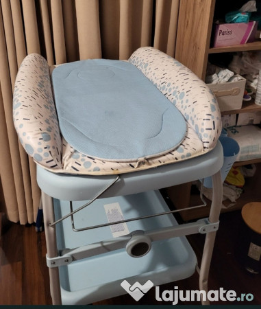 Cădiță cu masă de infasat 2 in 1 