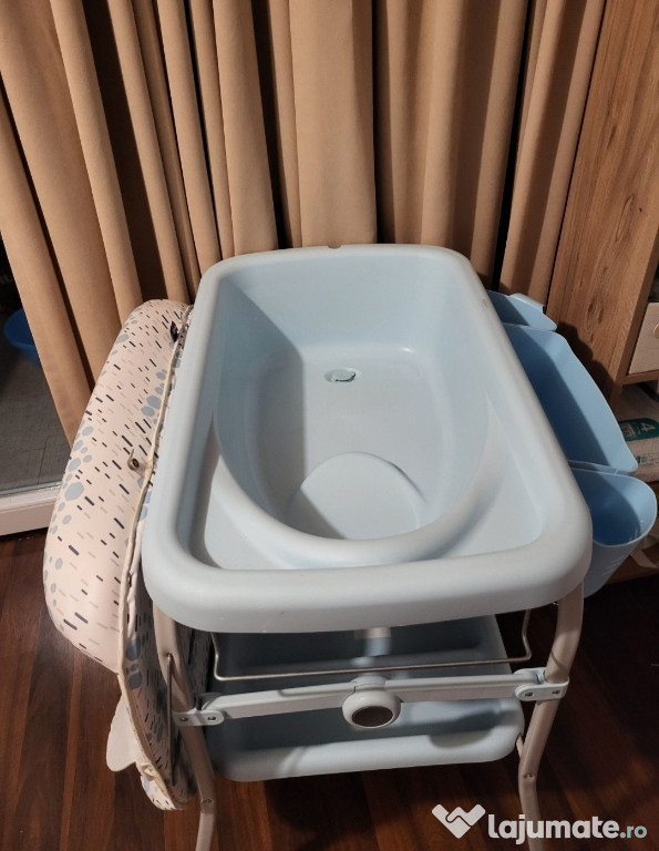 Cădiță cu masă de infasat 2 in 1 