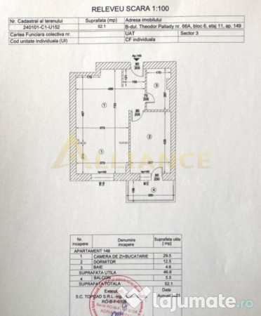 Apartament 2 camere tip studio - Hills Pallady- EXCLUSIVITAT 