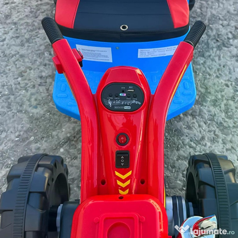 Motocultor electric pentru copii, Kinderauto BJLW1288 2x35W 12V RC 