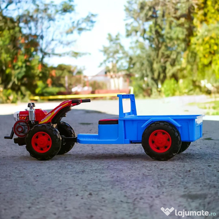 Motocultor electric pentru copii, Kinderauto BJLW1288 2x35W 12V RC 