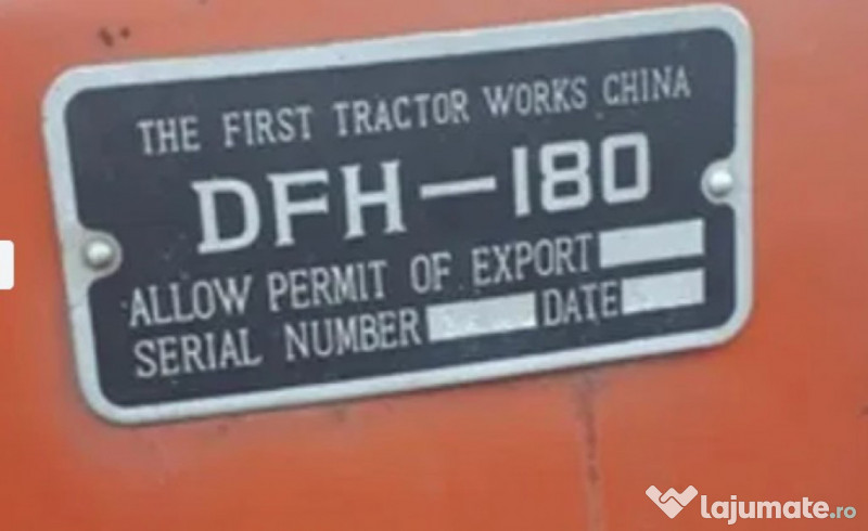 Electromotor Nou cu Reductor YTO 180 DFH LUZHONG Tractor Chinezesc 