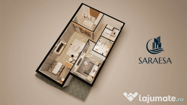 Apartament de 3 camere situat in SARAESA Mamaia-Teatrul de v