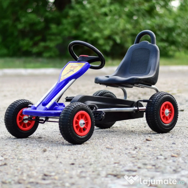 GO Kart cu pedale pentru copii 3-6 ani, Kinderauto A-05-1 