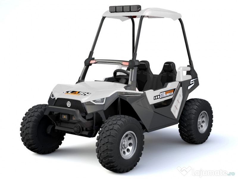 UTV electric cu 4 locuri Kinderauto Buggy XXL 4x 100W 24V 14Ah, plafon 