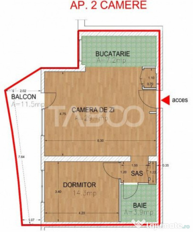 COMISION 0% LA ACHIZITIE!! Apartament 2 camere Rahovei 60 mp