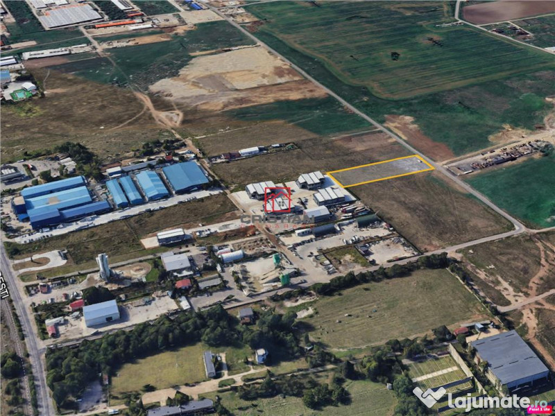 Platforma pietruita/spatiu industrial Domnesti - Centura, I 