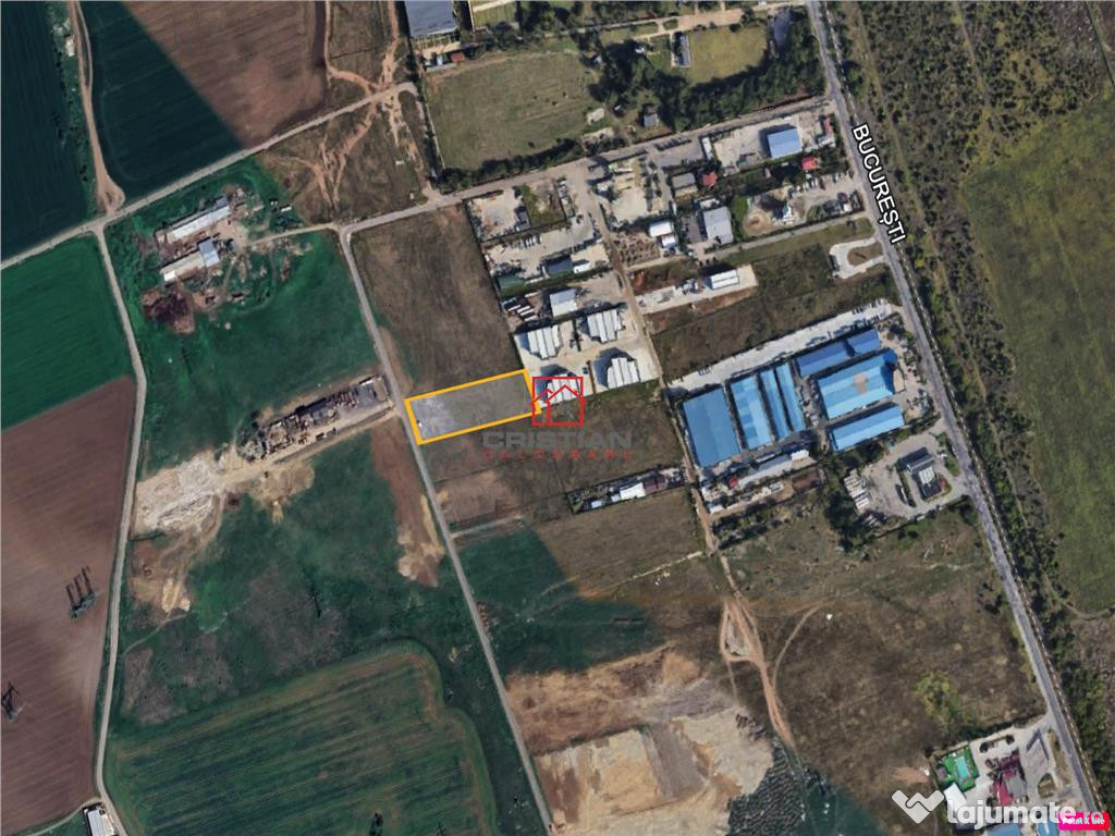 Platforma pietruita/spatiu industrial Domnesti - Centura, I 