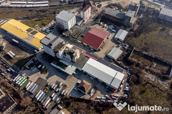 Platforma industriala 3552 mp hale beton si 9883 mp teren 